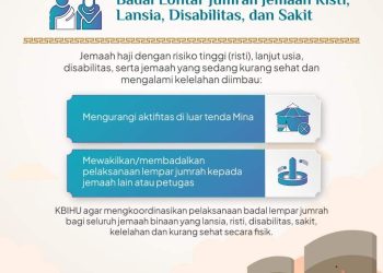 Jaga Kesehatan, PPIH Imbau Jemaah Risti dan Lansia Badal Lontar Jumrah