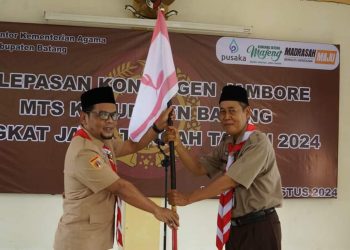 Pelepasan Kontingen Jambore MTs Tingkat Jawa Tengah dari Kab. Batang