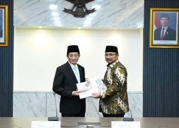Sertijab, Gus Yaqut dan Menag Nasaruddin Umar Saling Beri Apresiasi