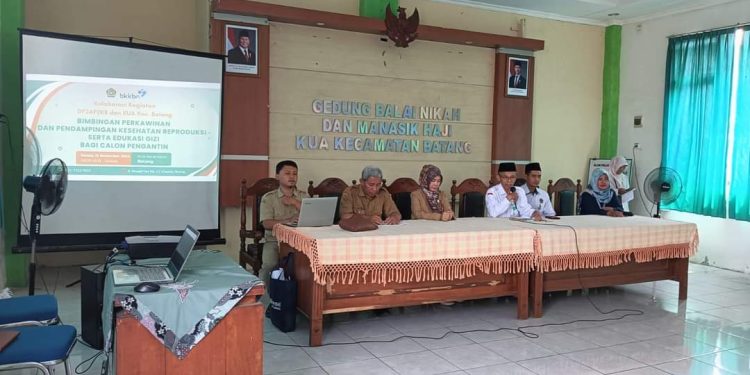 Bersama DP3AP2KB, KUA Kecamatan Batang Gelar Bimwin