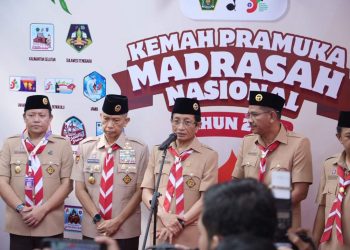 Siapkan Generasi Adaptif dan Kreatif, Menag akan Kembangkan Gerakan Kepramukaan Madrasah