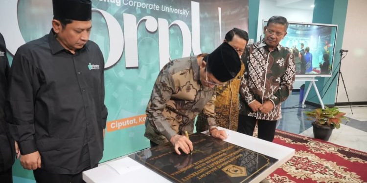 Menag Rilis Pusat Informasi Strategi Kebijakan Keagamaan dan Kemenag Corpu