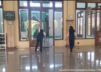 Kelulusan, Siswa MAN Batang Pilih Bersih Masjid
