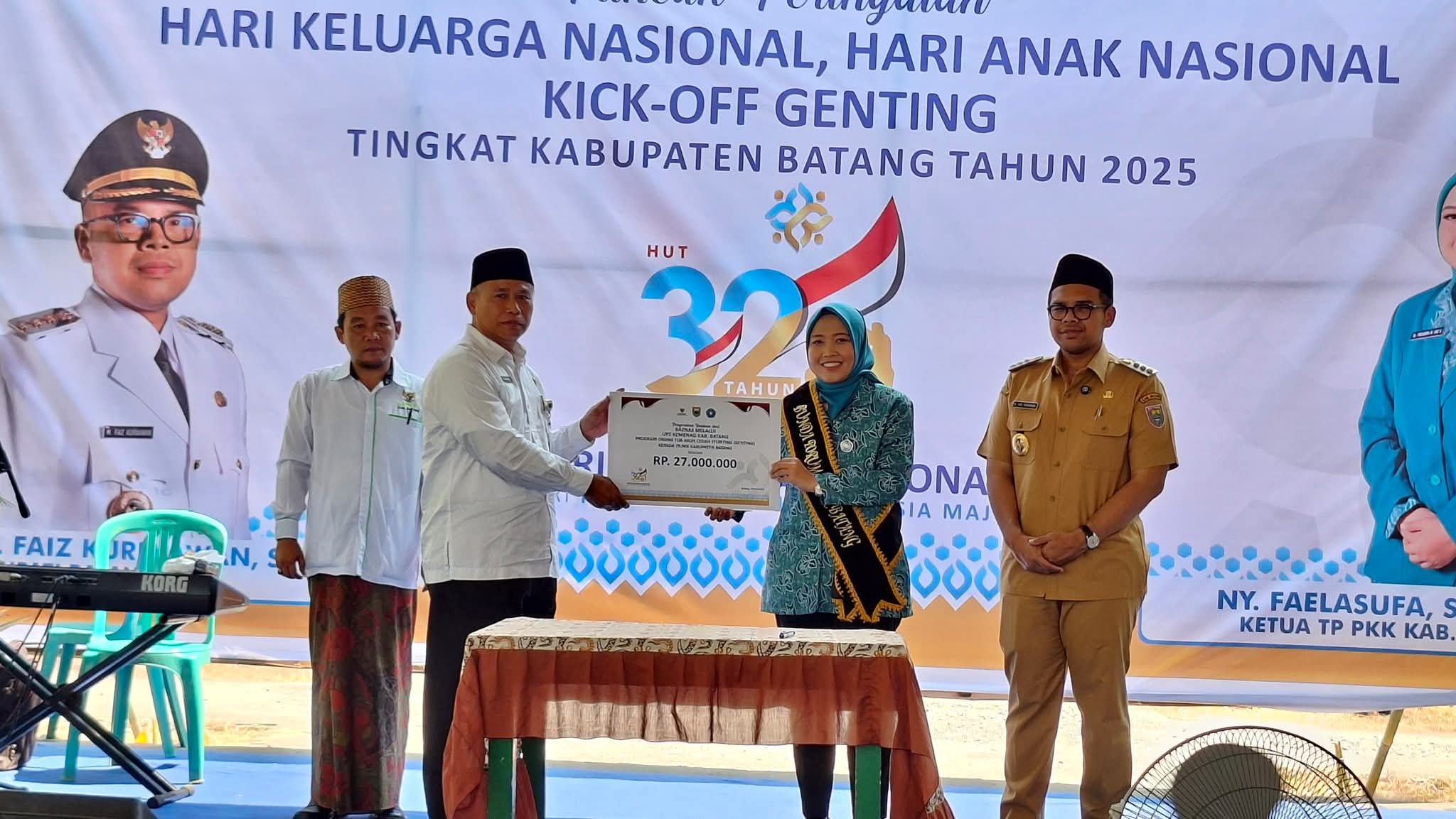Kankemenag Hadiri Puncak Peringatan Harganas, HAN, dan Kick Off Genting