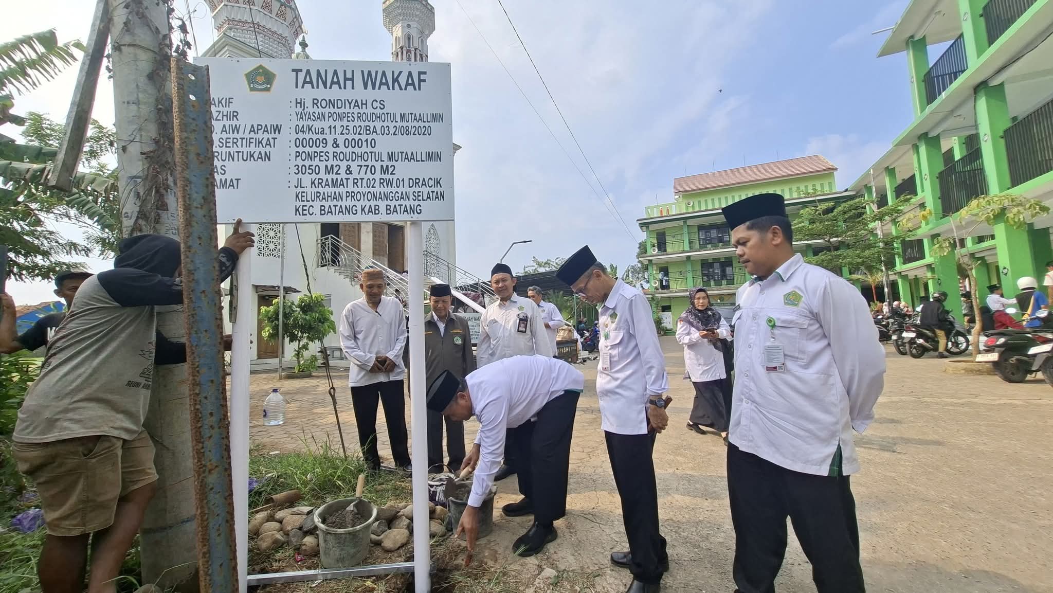 Pastikan Status Tanah Wakaf Kemenag Adakan Papanisasi