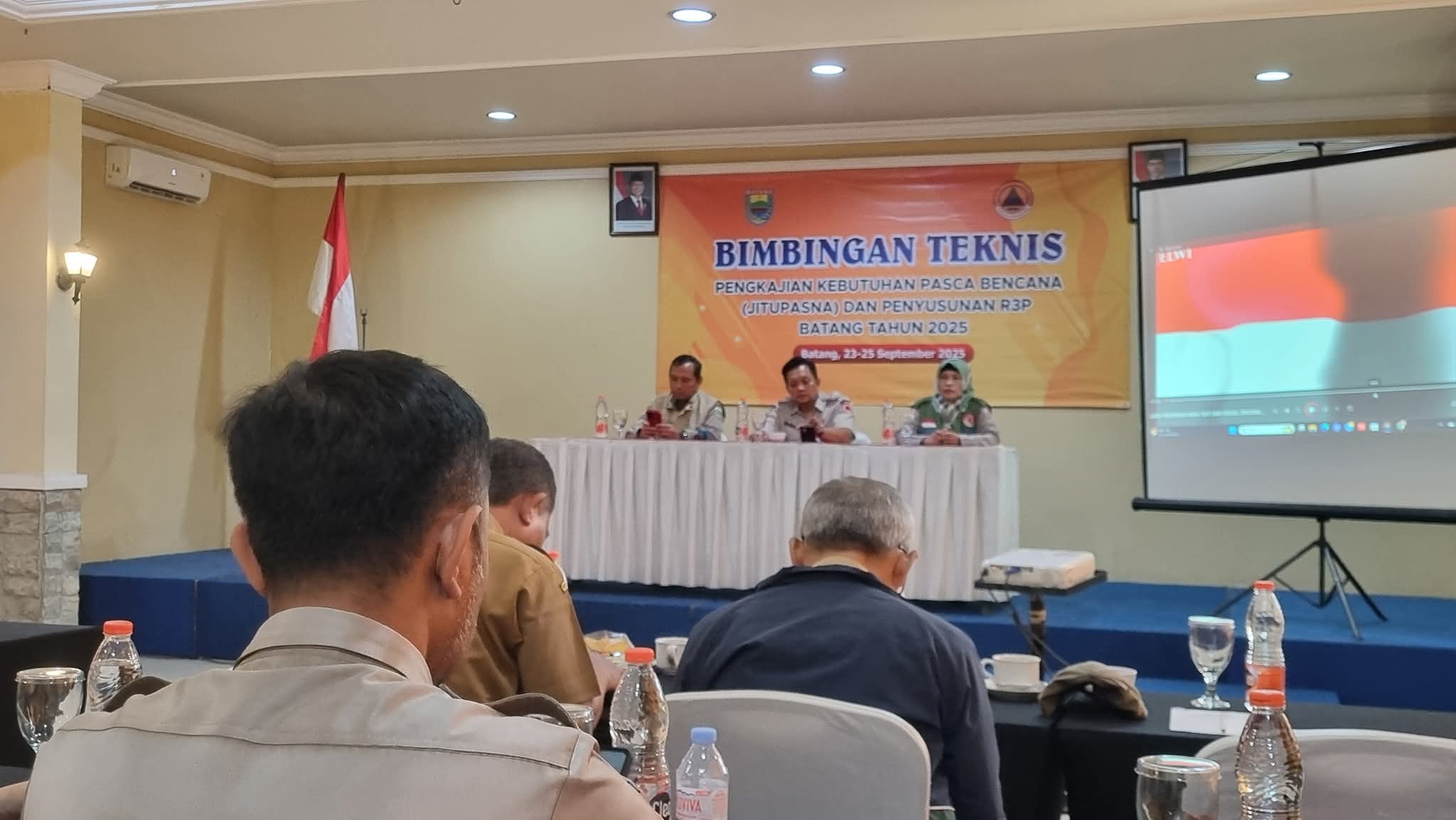 Pahamkan Tindakan Pasca Bencana,Kemenag Ikuti Bintek Jitupasna