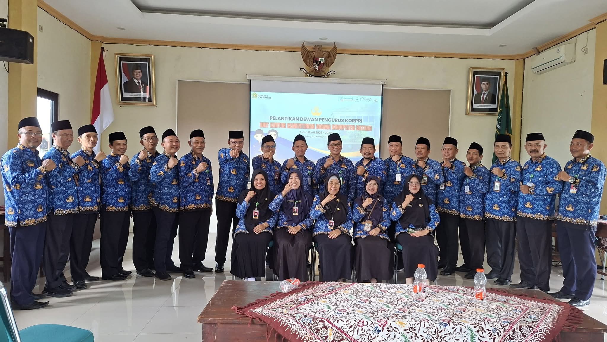 Pengurus KORPRI Kemenag Batang Baru Resmi Dikukuhkan Oleh Menteri Agama