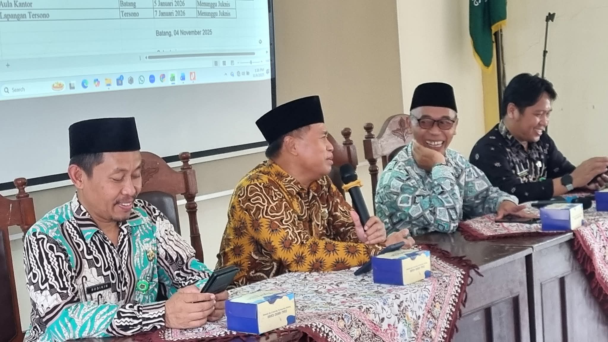 Sukseskan HAB Ke-80 Kemenag Kab.Batang Gelar Rakor