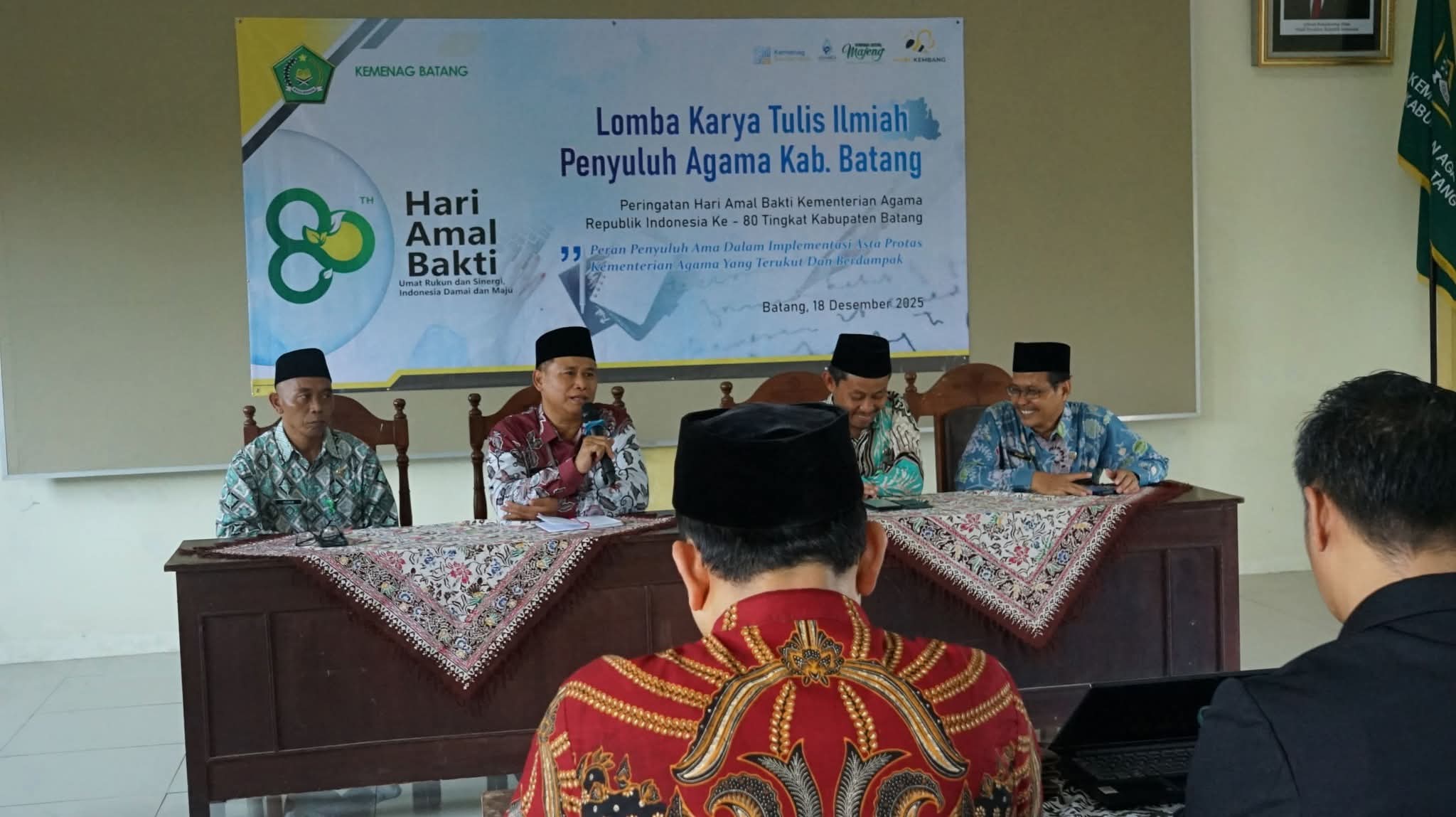 Sambut HAB ke-80, Kemenag Batang Gelar Lomba Karya Tulis Ilmiah