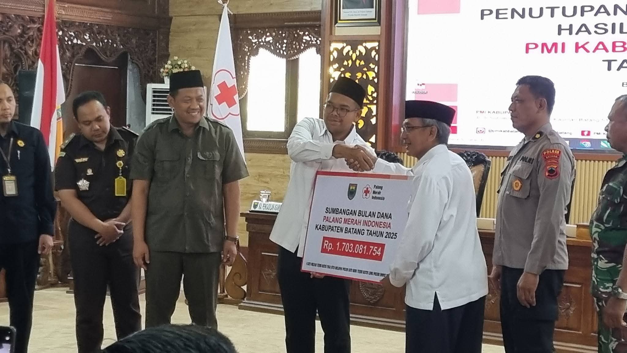 Kemenag Hadiri Penutupan Dan Serah Terima Hasil Bulan Dana PMI