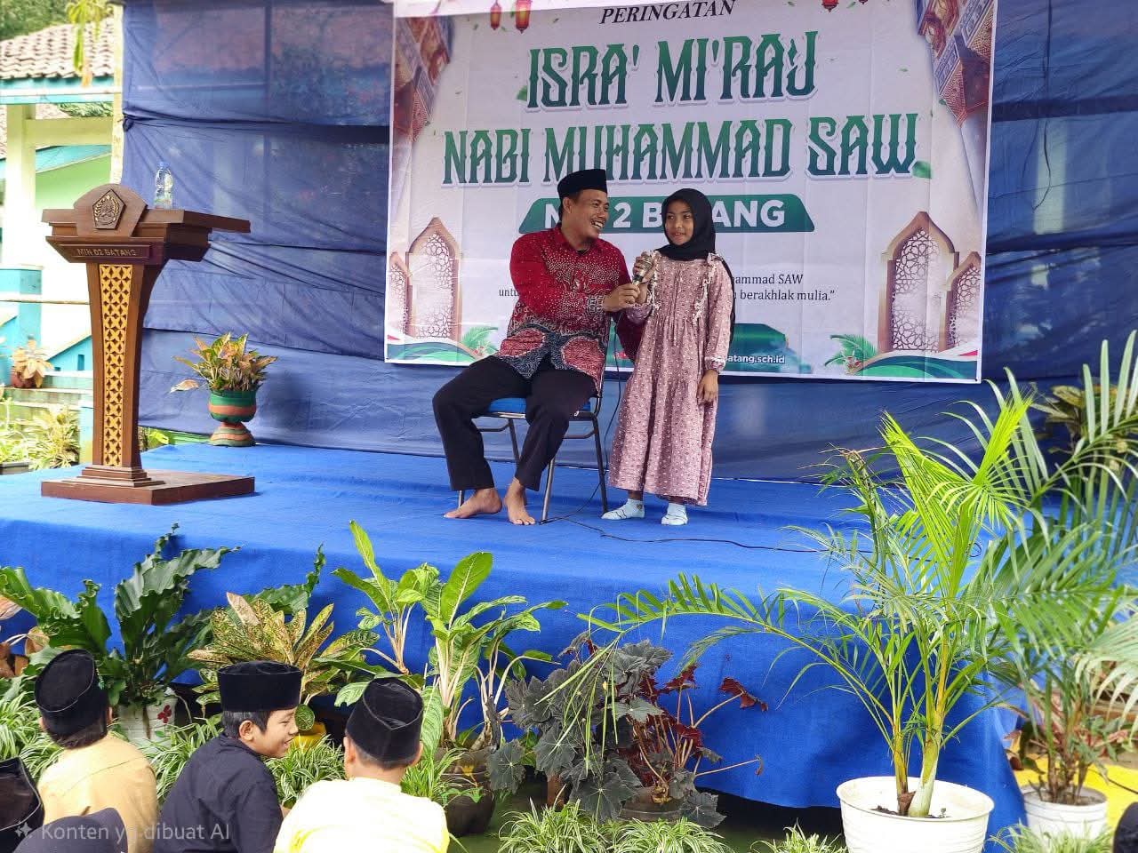 Meski Mendung MIN 2 Batang Tetap Geral Peringatan Isra Mi’raj