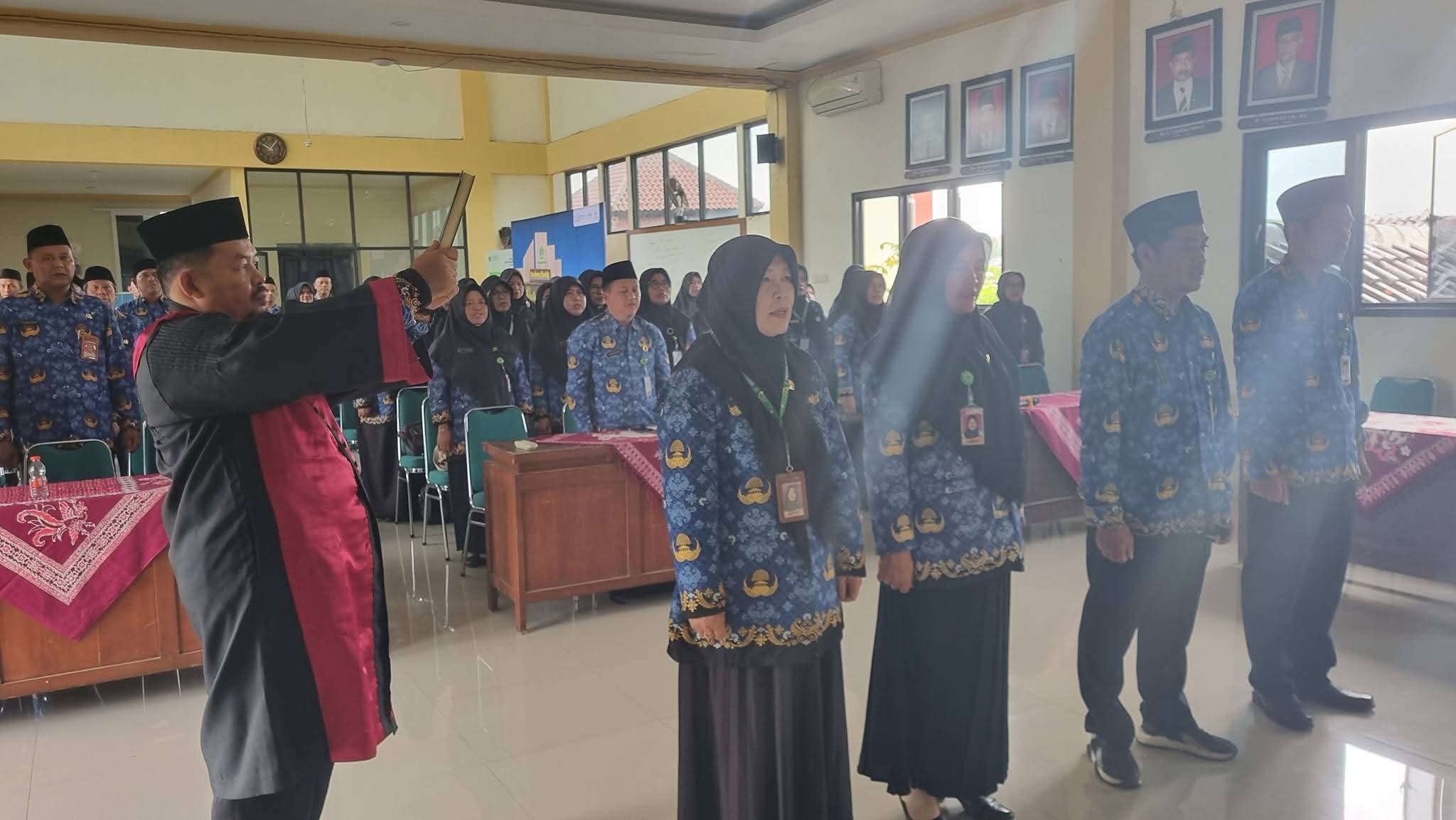 69 ASN Diambil Sumpah Jabatan Fungsionalnya Secara Daring