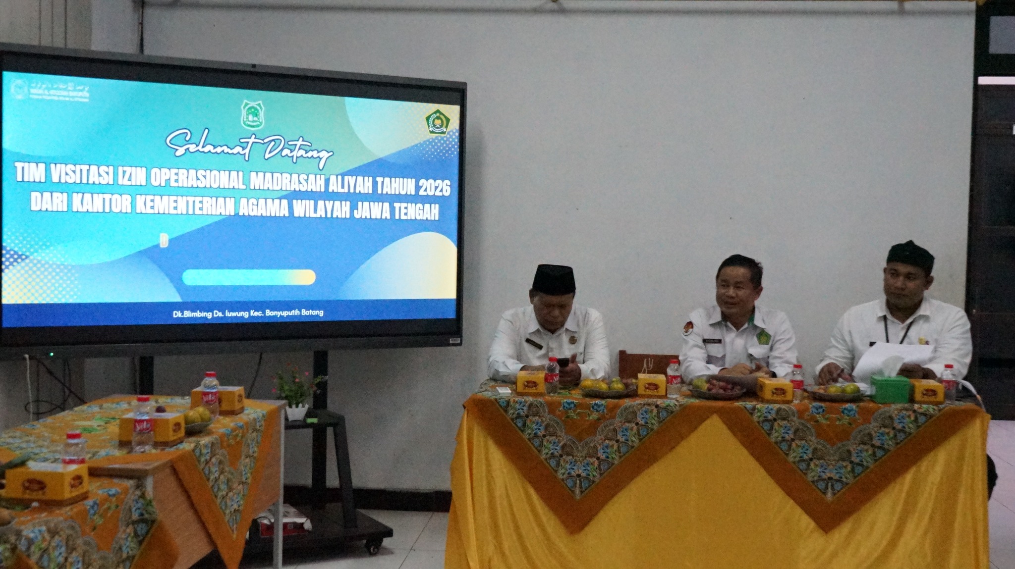 Kakankemenag Dampingi Verifikasi Izin Operasional MA dan RA