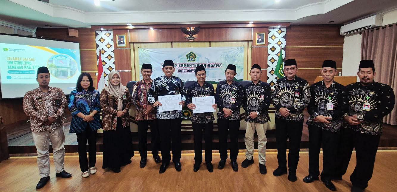 Siapkan PEKPPP Kemenag Kab.Batang Study Tiru Ke Kemenag Kota Yogyakarta