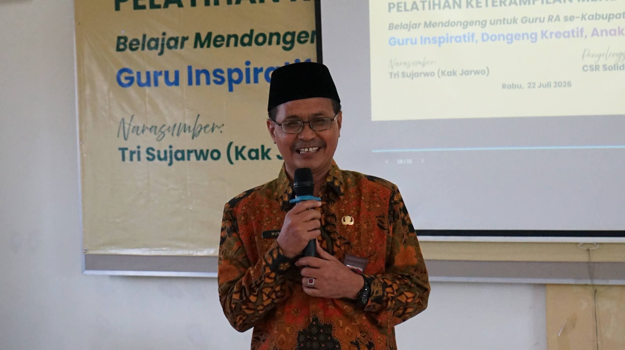 Guru RA se-Kab. Batang Ikuti Pelatihan Keterampilan Mendongeng