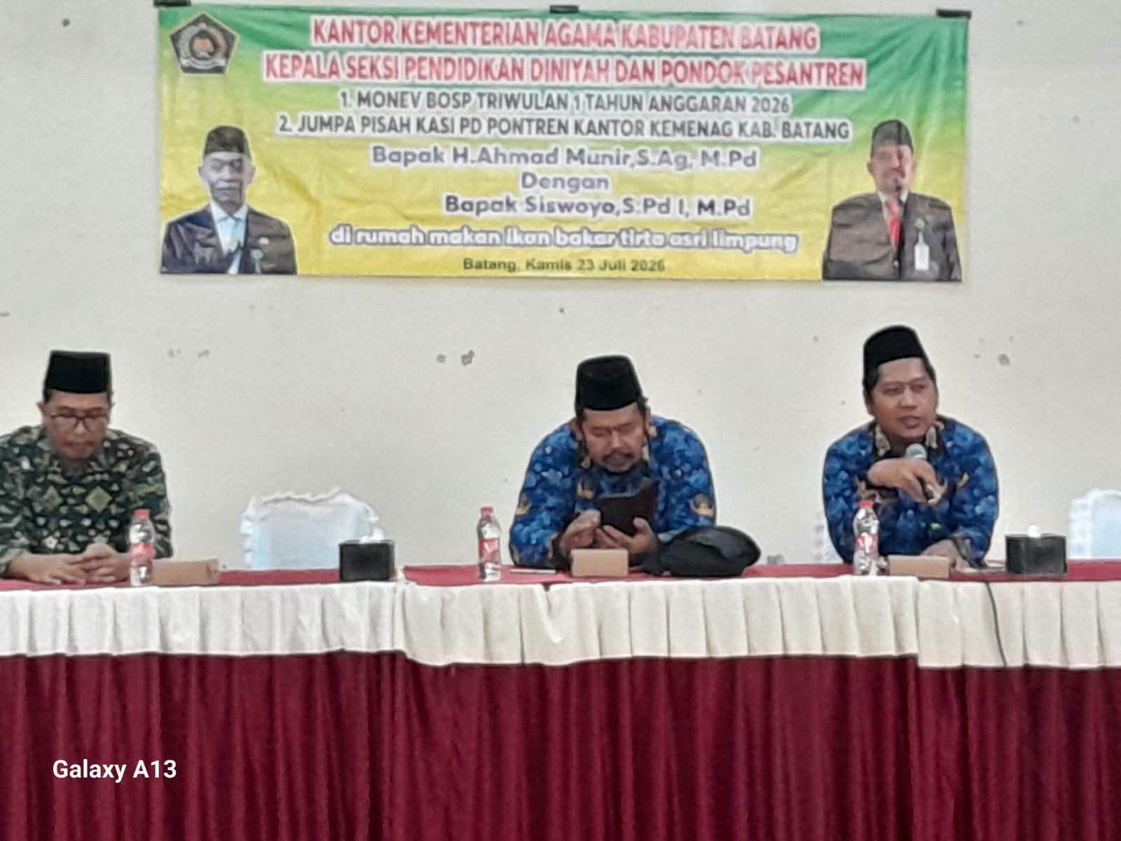 Kemenag Gelar Monev Ponpes