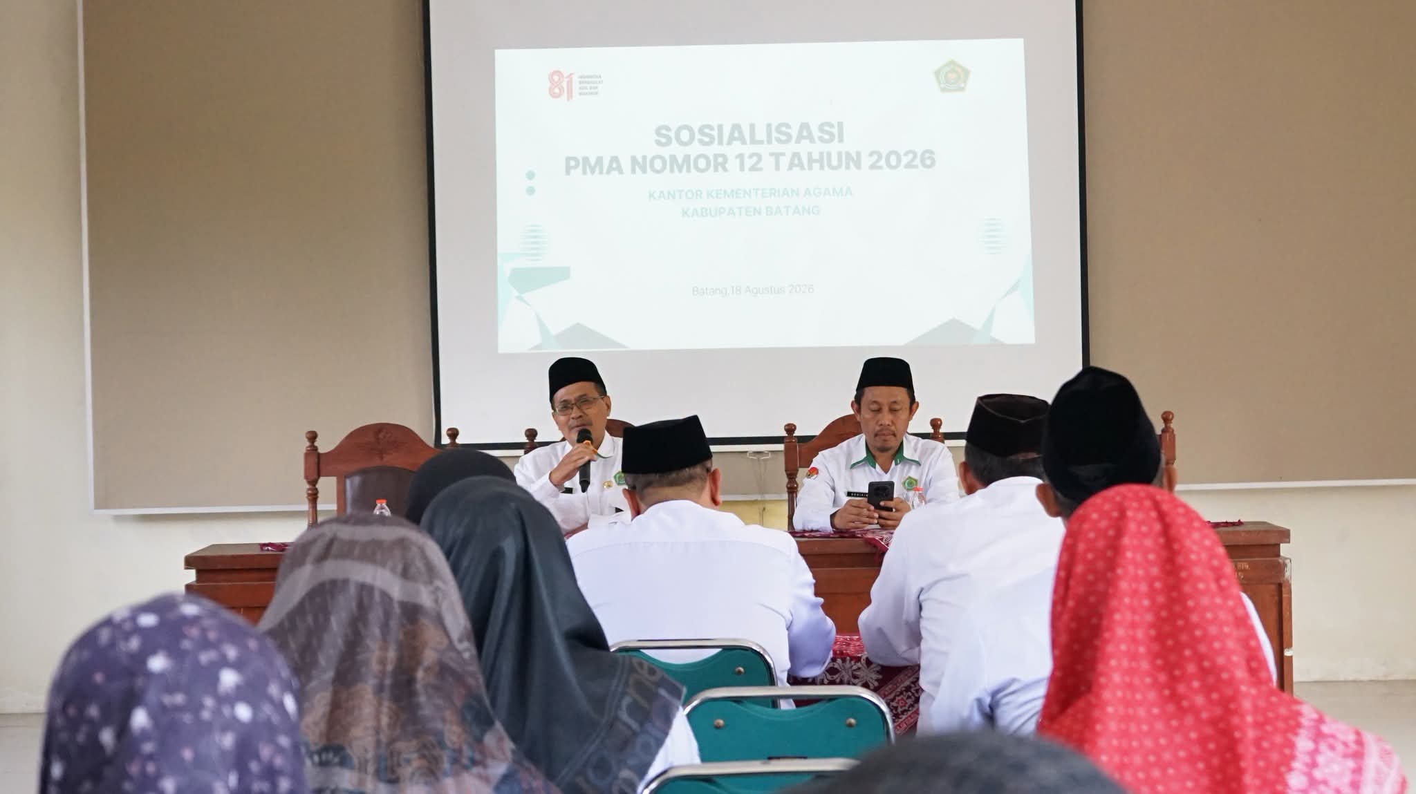 Kemenag Batang Sosialisasikan PMA Nomor 12 Tahun 2026
