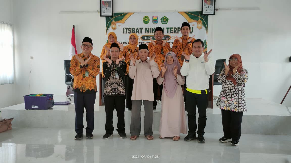 40 tahun Menikah,Sudadi dan Tutur Disahkan Melalui Sidang Itsbat Nikah