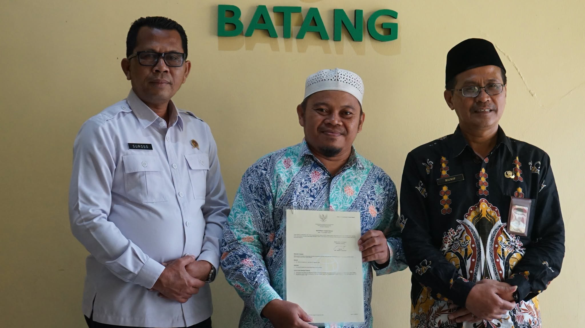 Kolaborasi Kemenag-BPN Wujudkan Kepastian Aset Wakaf