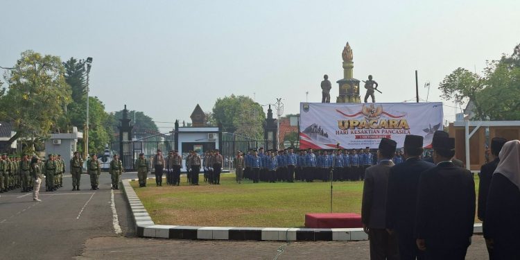 Kemenag Berdoa di Upacara Hari Kesaktian Pancasila Tingkat Kabupaten
