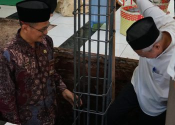 Peletakan Batu Pertama Masjid At Taqwa, Kemenag serukan Persatuan Umat