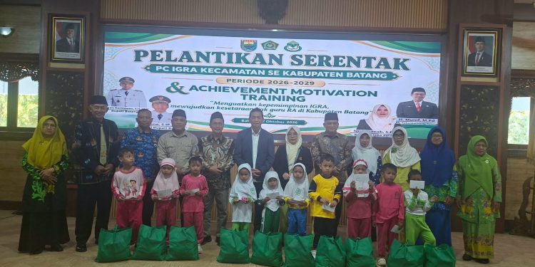 Pelantikan Pengurus IGRA Batang Diwarnai Aksi Sedekah